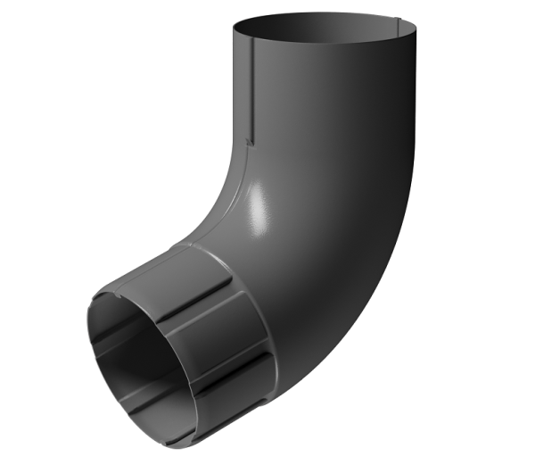 Колено 72° D90 Döcke STAL PREMIUM Графит, (RAL 7024) купить в Ногинске