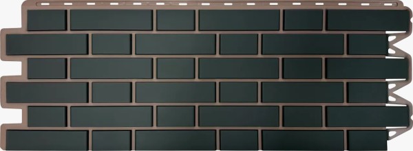 Фасадная панель Альта-Профиль, Кирпич Клинкерный, Графит купить в Ногинске
