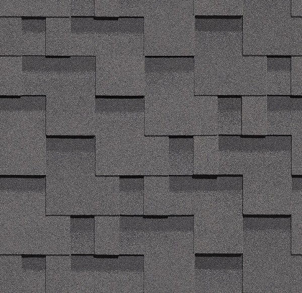 Гибкая черепица Docke, коллекция Тетрис – Серый купить в Ногинске