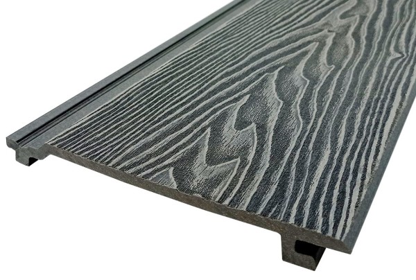 Сайдинг Darvolex 185x19x3000мм, 3D тиснение Серый купить в Ногинске