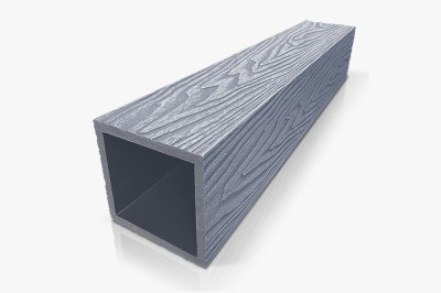 Столб ДПК Deckart 100×100 Серый