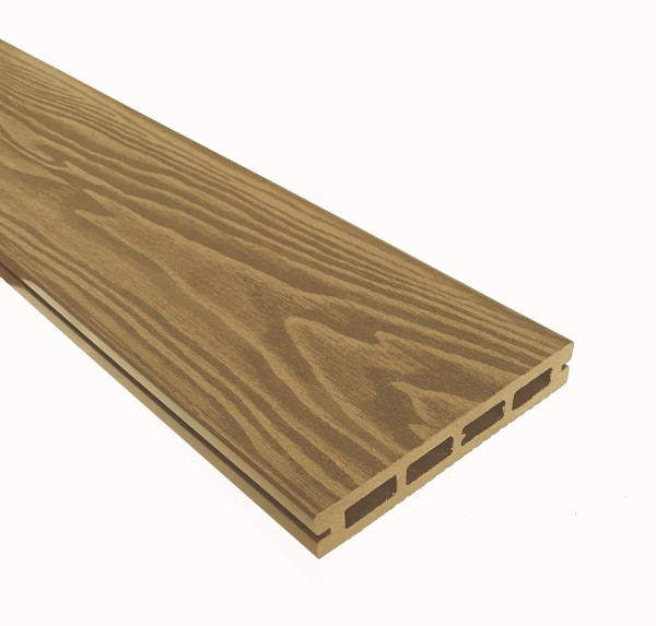 Террасная доска из ДПК Terrapol Смарт 3D Пустотелая с пазом Дуб Севилья купить в Ногинске