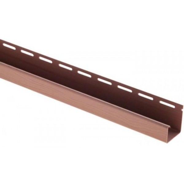 J-профиль Люкс Крашенный, T-15, ВН, Красно-коричневый купить в Ногинске
