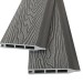 Заборная панель шип-паз EasyDecking Wood-Х 146х20 Серый купить в Ногинске