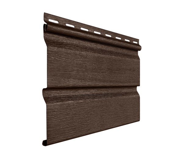 Виниловый сайдинг fineber (файнбер) - серия "стандарт", коричневый купить в Ногинске