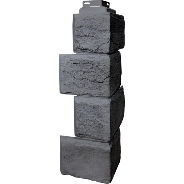 Цокольный сайдинг FineBer – Серия “Камень природный”, Угол наружный Кварцевый купить в Ногинске