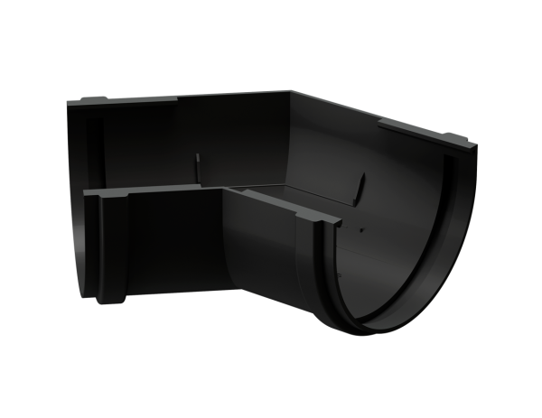 Угол желоба универсал 135˚ Docke Premium ПВХ - Карбон купить в Ногинске