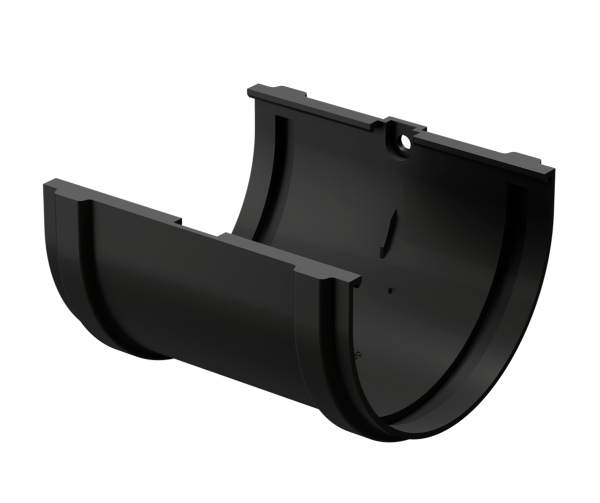 Соединитель желоба Docke Premium ПВХ - Карбон купить в Ногинске