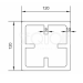 Столб SEQUOIA Evolution 3D WOOD BROWN купить в Ногинске