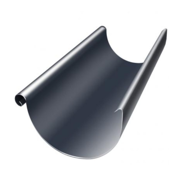 Водосток Grand Line 150x100 – Полукруглый желоб 3 метра RAL 7024 купить в Ногинске