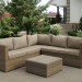 Комплект мебели AFINA плетеной из иск. ротанга YR825B Beige купить в Ногинске