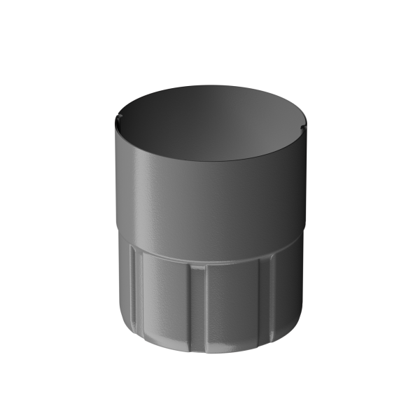 Муфта соединительная для водостока Döcke STAL PREMIUM, Графит купить в Ногинске