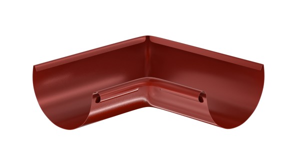 Водосток Aquasistem, система 125x90 - Угол желоба, внутренний 90° RR 29 Бургундский купить в Ногинске