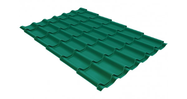 Металлочерепица классик 0,5 Satin RAL 5021 купить в Ногинске