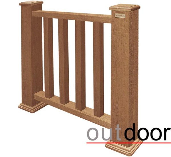 Ограждение из ДПК Outdoor Классик 3D STORM дуб купить в Ногинске