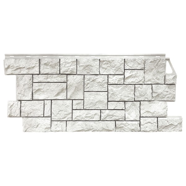 Фасадная панель FineBer, Камень Дикий, Жемчужный купить в Ногинске