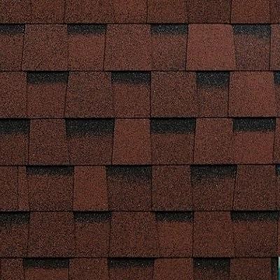 Двухслойная ламинированная черепица Shinglas, серия Фазенда – Красный купить в Ногинске
