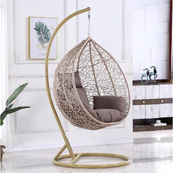 Кресло Подвесное из искусственного ротанга AFM-169A-LB Beige купить в Ногинске