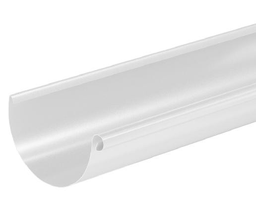 Водосток Aquasistem, система 125x90 - Водосточный желоб 3.00м RR 20 Белый купить в Ногинске