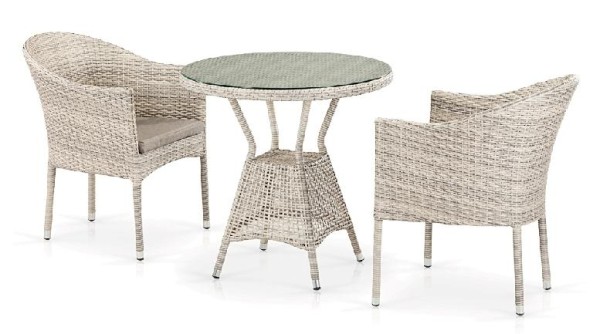 Комплект плетеной мебели AFINA из иск. ротанга T705ANT/Y350-W85 Latte 2Pcs купить в Ногинске