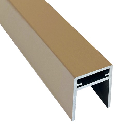 П-профиль Алюминиевый EasyDecking 35x25 Дуб купить в Ногинске