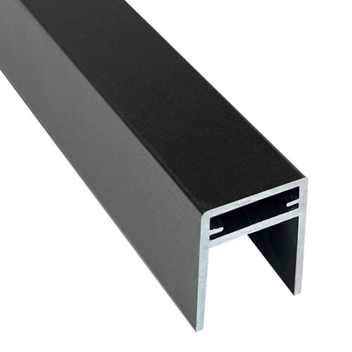 П-профиль Алюминиевый EasyDecking 35x25 Черное дерево купить в Ногинске