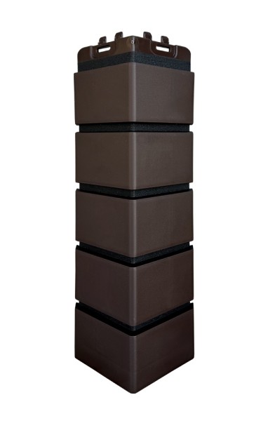 Угол Grand Line клинкерный кирпич ПРЕМИУМ Шоколадный (шов RAL 9005) купить в Ногинске