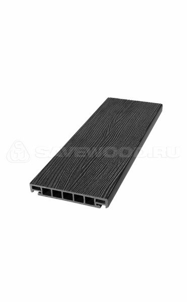 Террасная доска из ДПК SW Salix (S) (R) черный купить в Ногинске