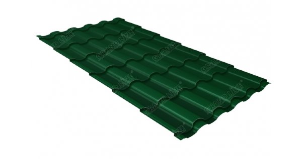 Металлочерепица кредо 0,45 Drap RAL 6005 зеленый мох купить в Ногинске